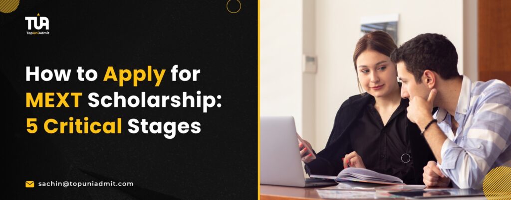 How to apply for MEXT scholarship through a Japanese university in five stages