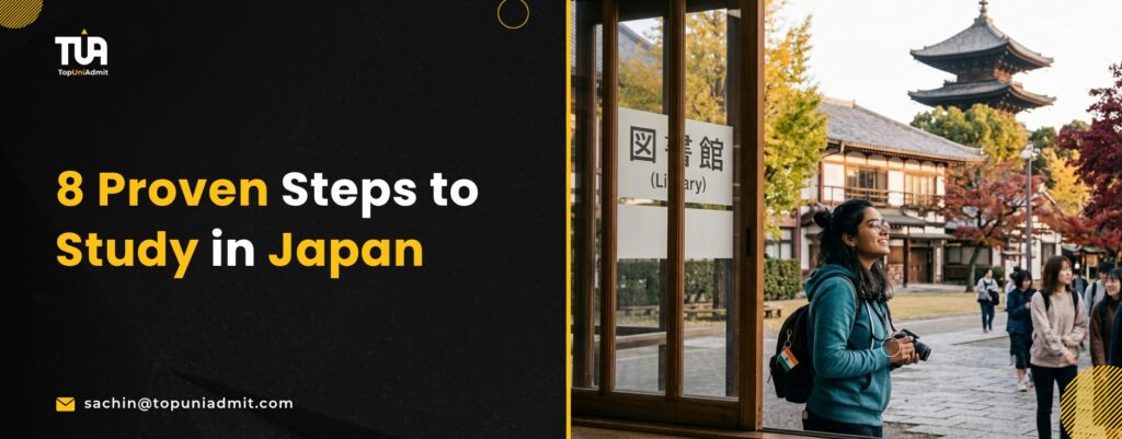 Study in Japan for Indian students step-by-step route from shortlist to student visa